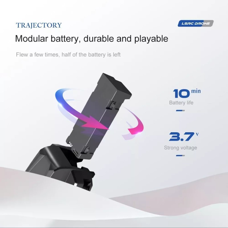 WLRC Drone Ls878 Plegable Control De Vuelo Y Gestos 1080