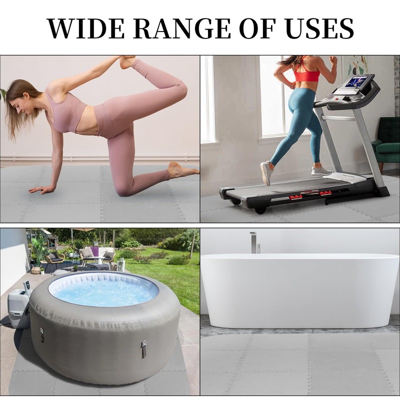 85 Inch Hot Tub Mat & Pad for Inflatable Tubs