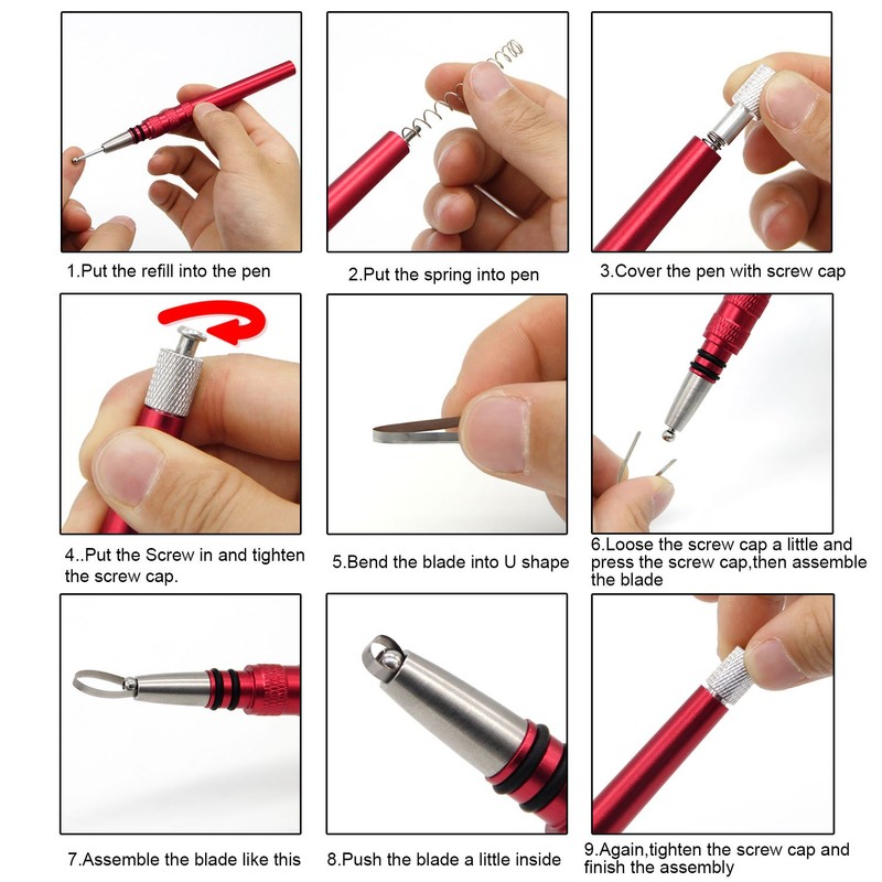AHIER Hair Razor Pen, Tattoo Trim Styling Face Eyebrow Shaping