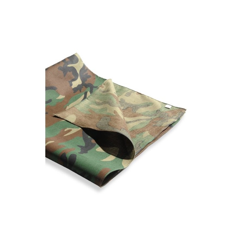 Bandana, Camouflage, 27.2 inches (69 cm), Woodland Camo, woodland camo