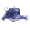 Gorros de organza para mujer con visera de organza, para