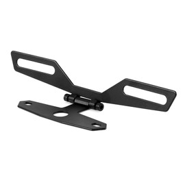 KIMISS Trailer Tag Holder Motorcycle Number Plate Mount, Motorcycle Folding Number Plate Holder Trailer Bracket Bike Fender Flip Mount Shield JDM Folding for 2008 GSXR 600 2011 750 Reg YZF