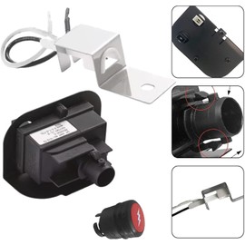 63788 Grill Igniter Kit Replacement for Weber Grill Q3200 Grills Replacement Parts, Weber Q320 Grill Ignition Replacement, Weber 57060001 586002 57067001 Igniter