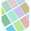 RHAWOM 12 Pads Lined Sticky Notes 4x6, Multi-Coloured Pastel Post