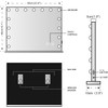 FENCHILIN Vanity Mirror with Lights and Bluetooth Speaker 22.8"x 18.1"