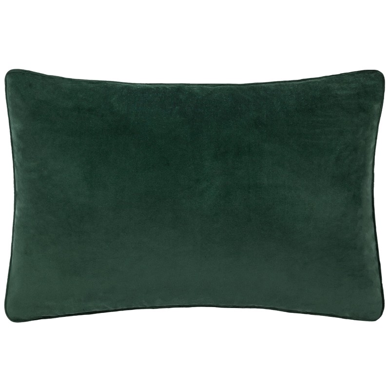 Paoletti Chuan Tranquil Panda Velvet Cushion Cover - Emerald -