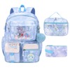 Youngsing Girls backpack 3pcs Kids Backpack for Girls with Lunch