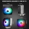 Thermalright Assassin X 120R SE V2 CPU Cooler, 4 x