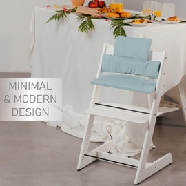 SA ACCESSORIES Cushion Compatible with Stokke Tripp Trapp - Waterproof Soft Seat Cushion for Infants, Babies & Toddlers - High Chair Accessories, Easy to Install, Easy to Clean - Mint