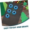 LALAFINA 10 Sheets PVC Eye Mesh for Fursuit Crafting Flexible