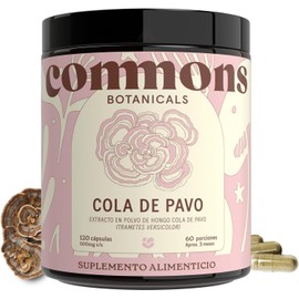COMMONS Hongos Adaptógenos Hongo Cola de Pavo Extracto en Polvo