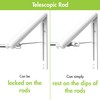 QuikCLOSET Wall Mounted Clothes Drying Rack – Space-Saving Laundry Drying