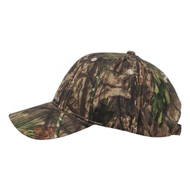 Joe's USA Camo Cap with Woven Flag on Visor - OSFM - 1 Pack - Xtra/USA Flag