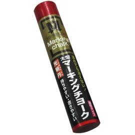 Shoshodo S30002 Thick Marking Chalk, Red, Box of 12