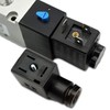 Pneumatic Solenoid Directional Valve 5/2 Way 1/4 Inch 24 Volt