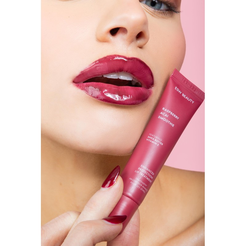 ESW Beauty Raspberry Acai Smoothie Lip Treatment - Rich Berry