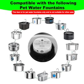 Cat Water Fountain Pump,Pet Water Fountains Pumps Replacement SMA-800 Submersible Motor,Cat Fountain Pump for Stainless Steel Cat Water Dispenser