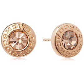 COACH F54516 Earrings [Parallel Imported], Rose Gold Brass