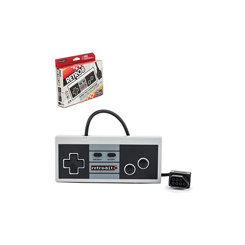 Retro-Bit NES - Controller - Wired - 8-Bit - Classic