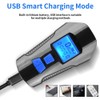 Bike Speedometer Front Light USB Rechargeable Night Light Riding Odometer