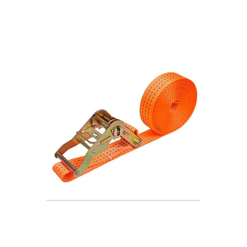 AA Products Heavy Duty Securing Ratchet Straps with Double J-hooks