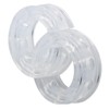 Pack of 2 Car Rubber Shock Absorbers, Universal Transparent Absorber