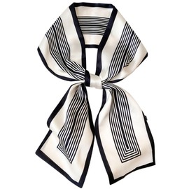 Dailyacc Hair Scarf for Women Fashion Silky Satin Headscarf Wrap Breathable Lightweight Neck Scarves For Handbag -20I