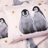 Rapport Home Starry Penguins Pink Duvet Cover Set Single