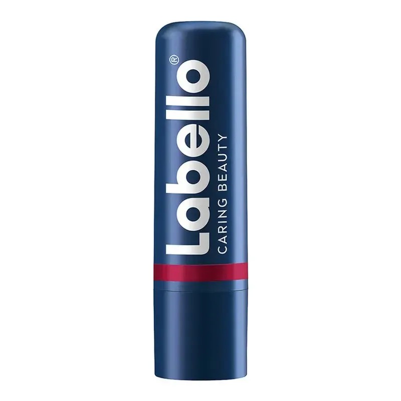 Bálsamo Labial Labello Caring Beauty Color Red 4.8g