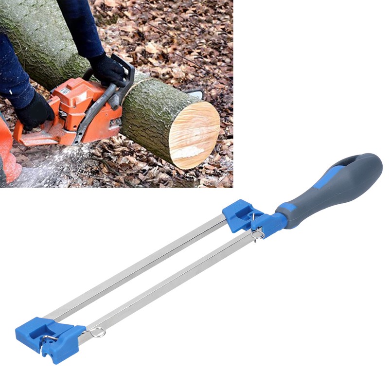 Chainsaw Chain Sharpener 2‑in‑1 File Steel Grinder Tool for 13/64in