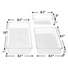 Sorbus Skin care organizer, Storage bin Drawer organizers for cosmetic,