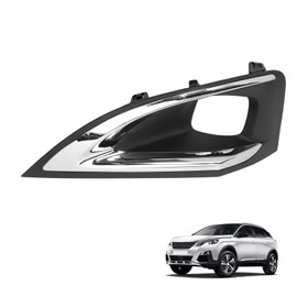 GNXFixt Left Fog Light Cover for 3008 P84 2016-2019 Front Left Trim Frame 9817136677 1806095X