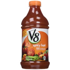 V8 Spicy Hot Vegetable Juice, 46 Ounce (Pack of 6)
