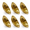SATVIK 6 Pc Set Pure Brass Pujan Prasad Bhog Thali