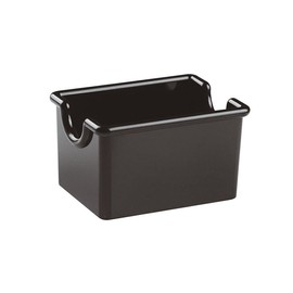 SWEET HOME Black container for sugar and tea cod.BR00620LU cm 8.5 x 6.5 x 5h by Varotto & Co.