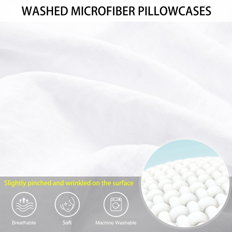 PiccoCasa Long Body Pillow Case Soft Brushed Microfibre Pillow Cover
