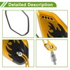 HOPESPANNER Universal Motorcycle Rear View Mirrors Adjustable Side Rearview Mirror