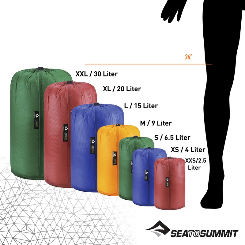 Sea to Summit Ultra-Sil Stuff Sack L Bag Mountaineering, Mountaineering