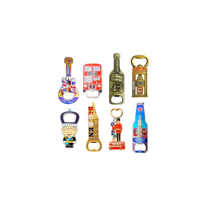 Generic London Skyline Edition Set of 8 London Icons Fridge