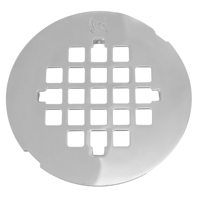 Westbrass D206P-26 2" No-Caulk PVC Compression Shower Drain with 4-1/4"