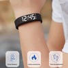 Smart LED Pedometer Bracelet with Vibration Alarm for Daily Activity