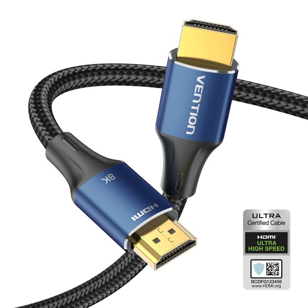 VENTION 8K HDMI 2.1 Cable 2M-2.1 Ultra HD 48Gbps High