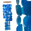 ART-CRAFT Capiz Shell Chain Garland Blue as Hanging Decoration for