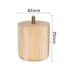 M.J COMFY-LIFE 4Pcs Furniture Legs 60x75mm Wooden Legs for Table