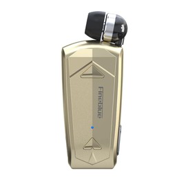 Docooler F520 Wireless Business BT5.3 Stereo Headset with Microphone, Retractable In-Ear Headphones, Handsfree Calling, Sports Driver, Telescopic Clip