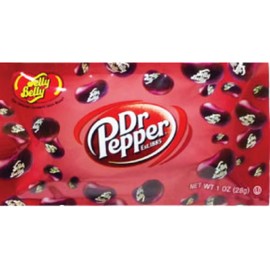 Needzo Dr Pepper Jelly Beans Basket Stuffer Kit, Soda Flavored Chewy Candies, Individually Packaged Single Serving Bags and Shareable Bag, Pack of 6, 1 Ounce Each