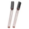 vhbw 2 x Carbon Brushes Compatible with KitchenAid 5KSM150PSECH4, 5KSM150PSECL4,