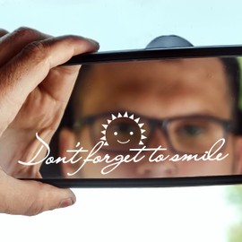 Rear View Mirror Motivational Stickers - New Car Gifts Car Stickers - Positive Stickers Car Vanity Mirror Accessories Affirmation Stickers