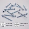 Pack of 30 DIN 571 Galvanised Steel Hexagon Wood Screws