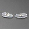 DOREKIN 5 Pairs Transparent Glass Glasses Sunglasses Nose Pads for